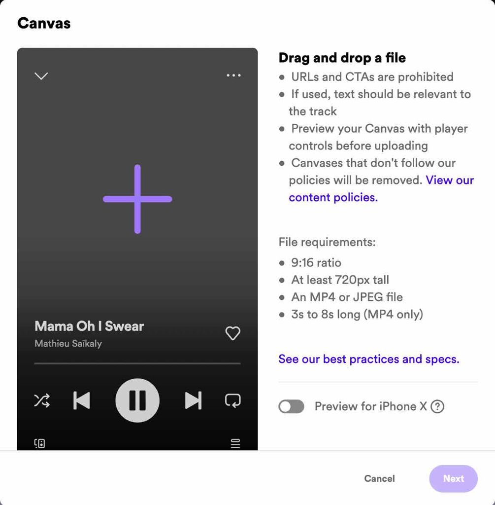 Spotify Canvas, nos astuces sur l'outil de Spotify pour mettre des vidéos sur votre musique