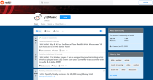 Reddit - Grow your own Spotify playlist