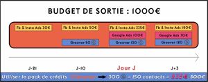 Budget de sortie promotion musicale 1000€ V2