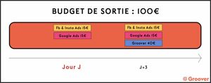Budget de sortie promotion musicale 100€