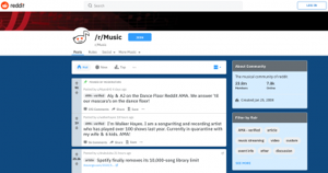 Reddit - Haz crecer tu propia lista de Spotify