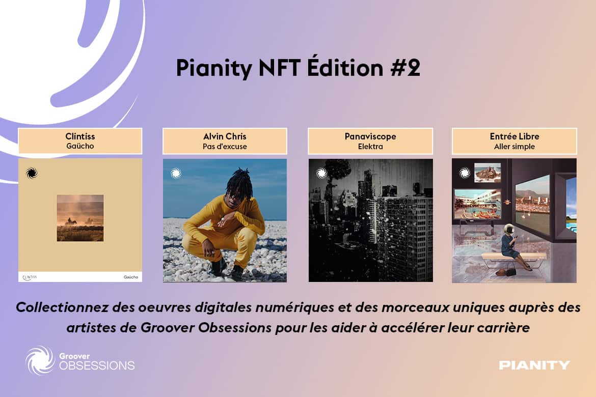 NFTs musicaux : collection #2 Pianity et Groover Obsessions