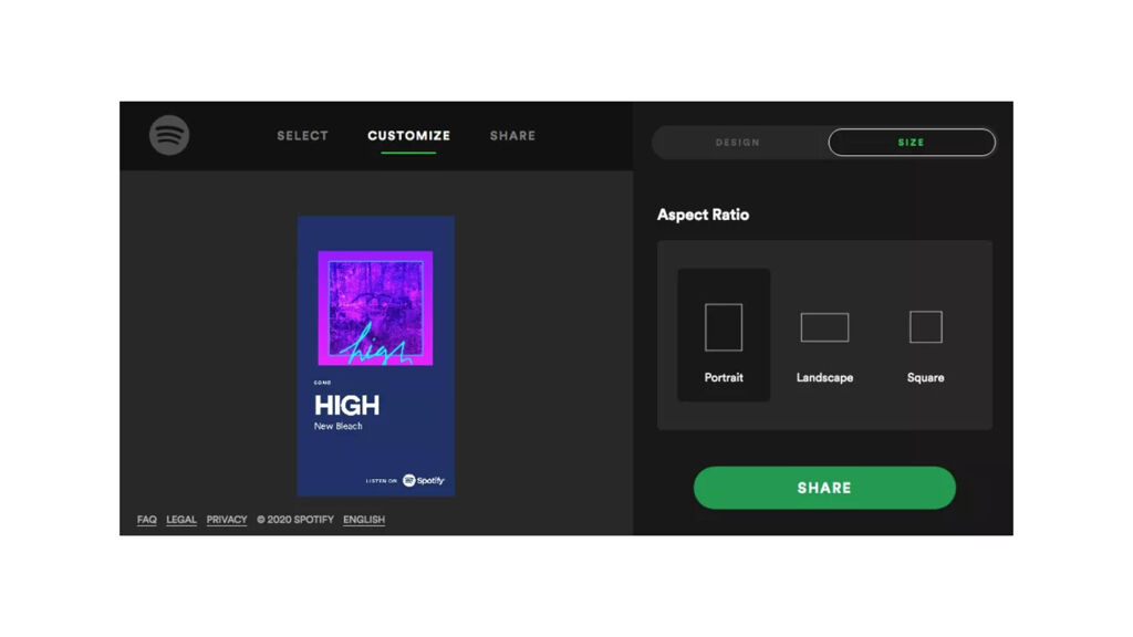 Promo cards- Spotify for Artists