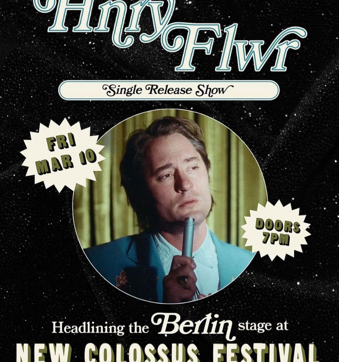 HNRY FLWR headlining the Berlin stage at New Colossus Festival