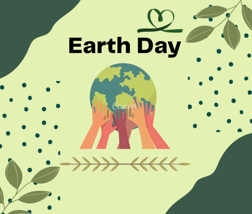 Hands holding planet Earth for Earth day 
