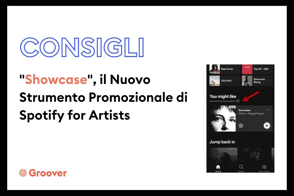 "Showcase", il Nuovo Strumento Promozionale di Spotify for Artists