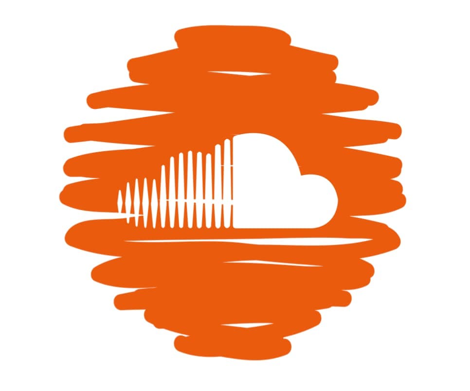 The logo for SoundCloud. 