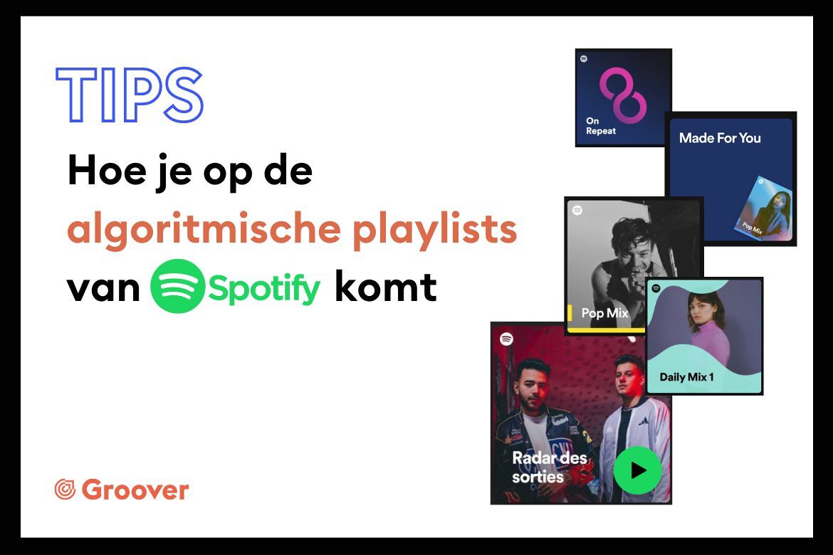 Hoe je op de algoritmische playlists van Spotify komt